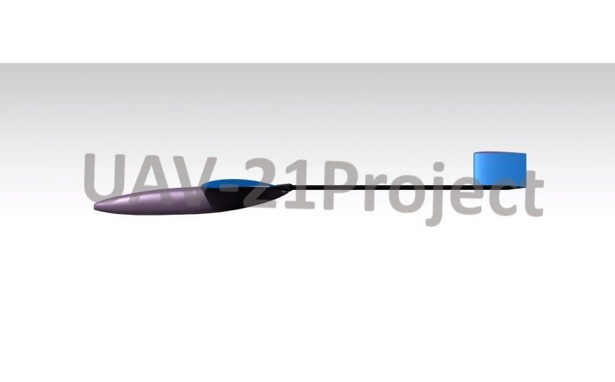 Long Endurance Electric UAV 3D model  3D print model_18