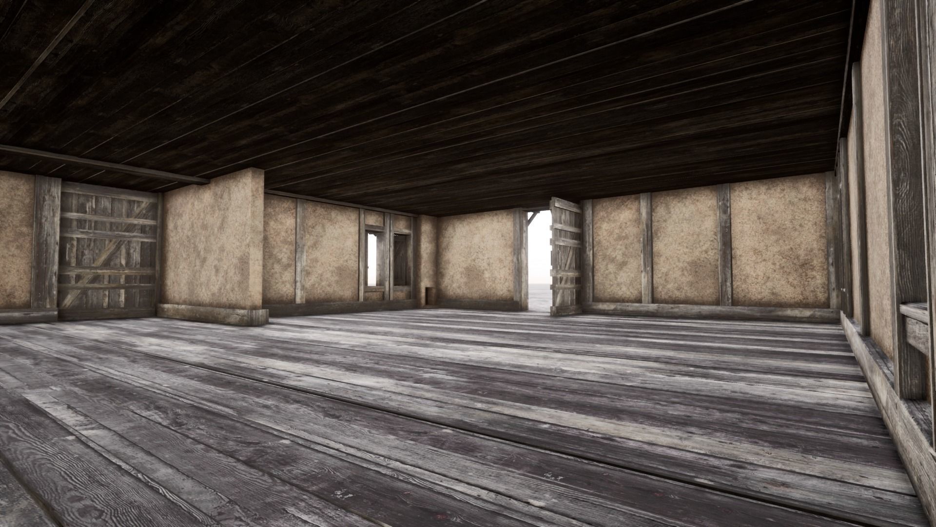 ENTERABLE AAA NEXT GEN MEDIEVAL CITY TOWN HOUSE COTTAGE Low-poly 3D model_6