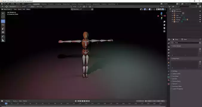 Ikea doll WOODEN Rigged