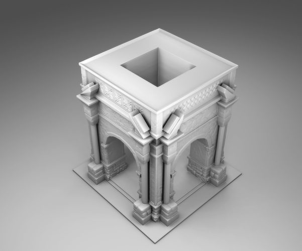 Greek arch 3D print model