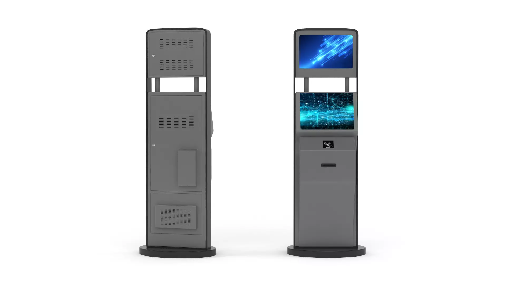 Information Kiosk 3D model_0