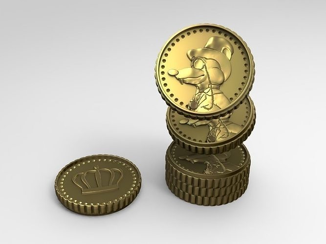 mr rat coins 3D print model