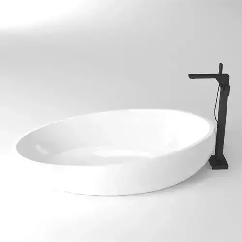 Bathtub and Bathtub Faucet