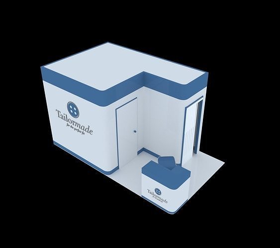 Dressing Room Kiosk Free low-poly 3D model