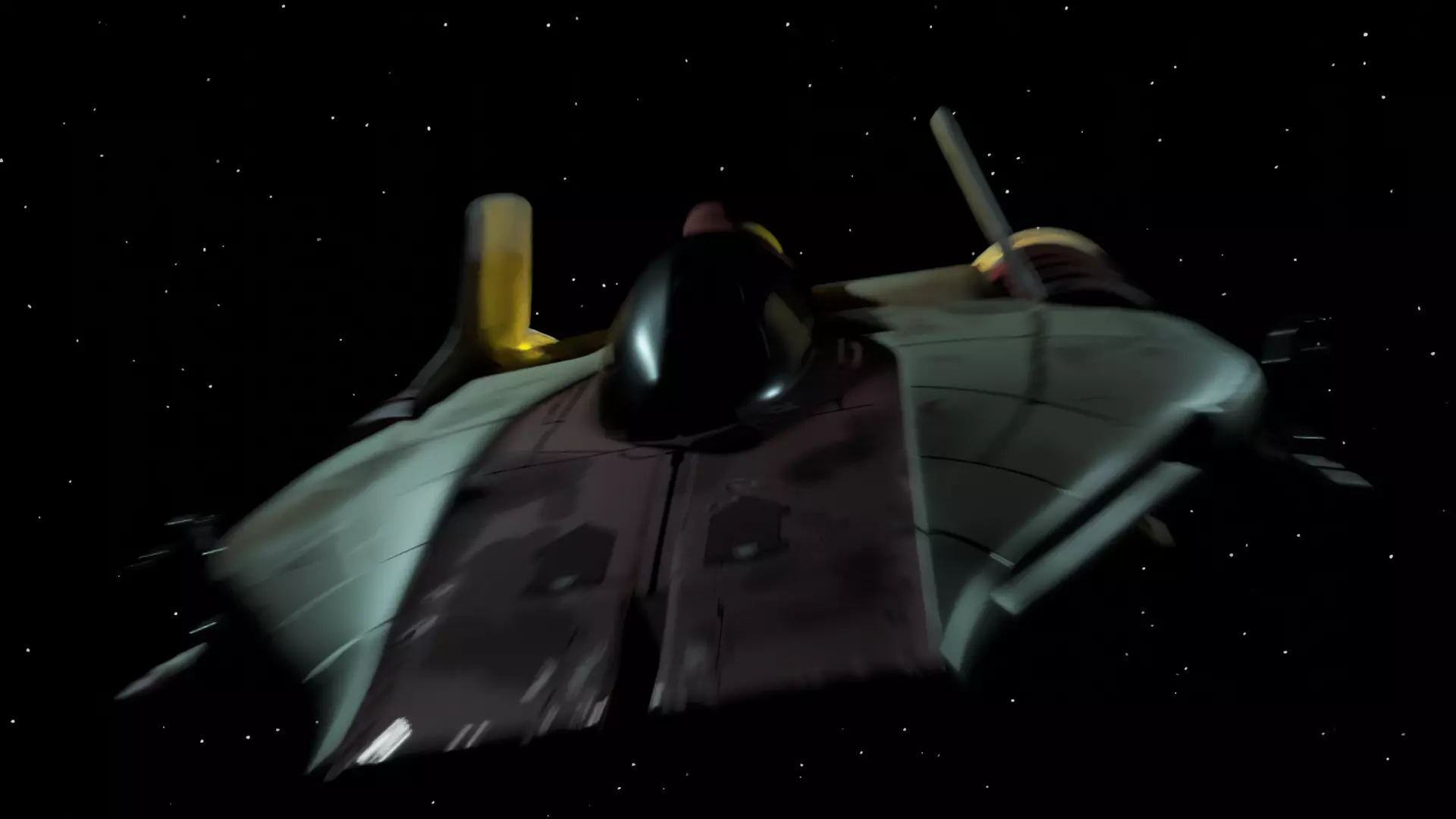 A-Wing Starfighter Free low-poly 3D model_0