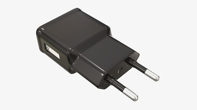 Fast USB charger  3D model