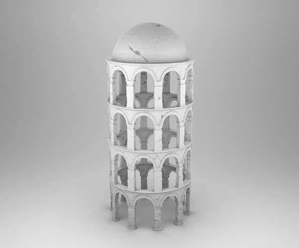 Ancient Greek tower 3D print model