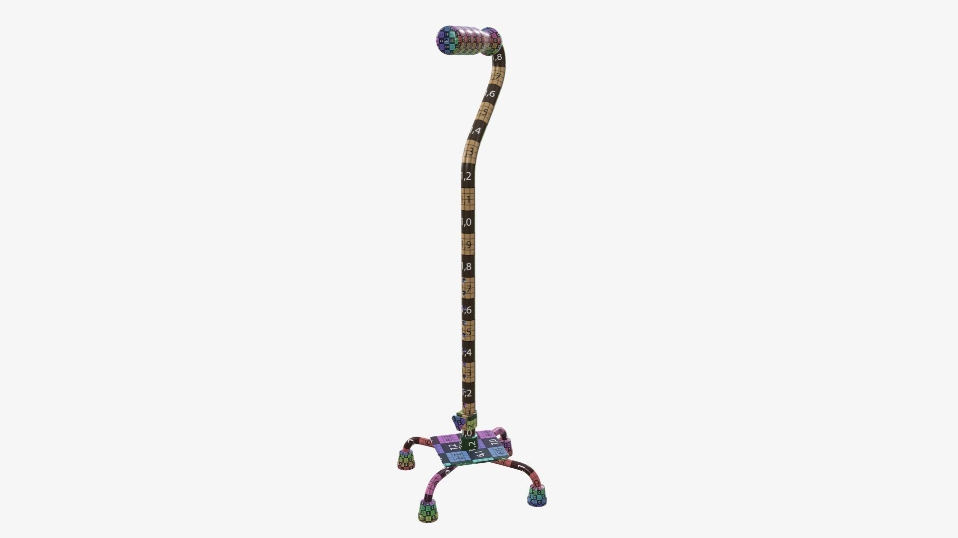 Quad cane large 3D model_13