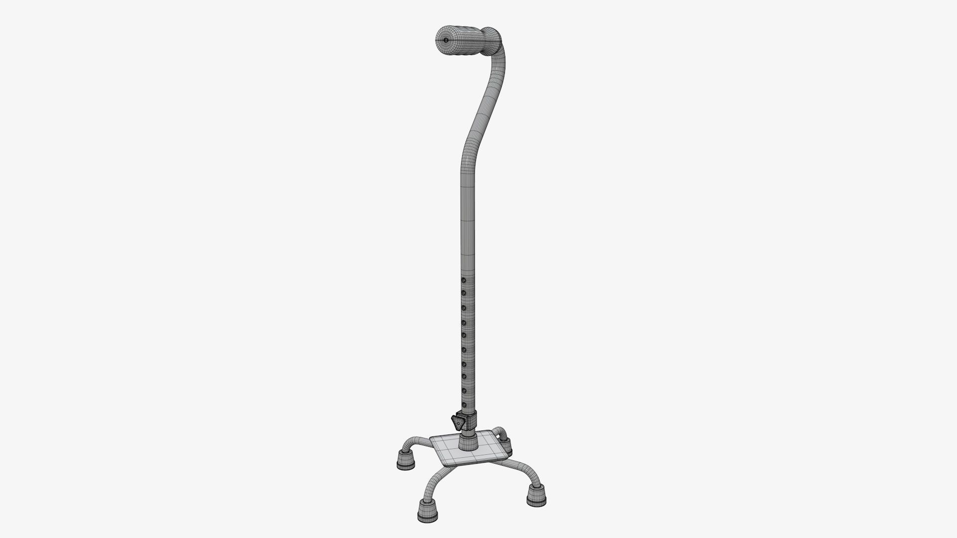 Quad cane large 3D model_7