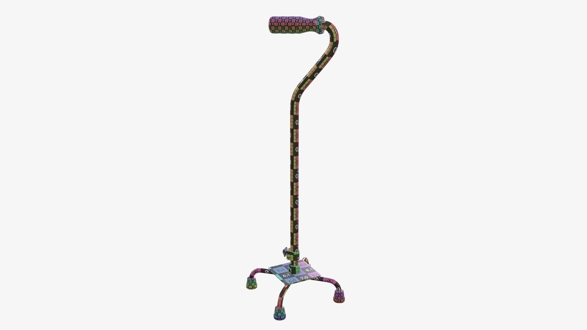 Quad cane large 3D model_12