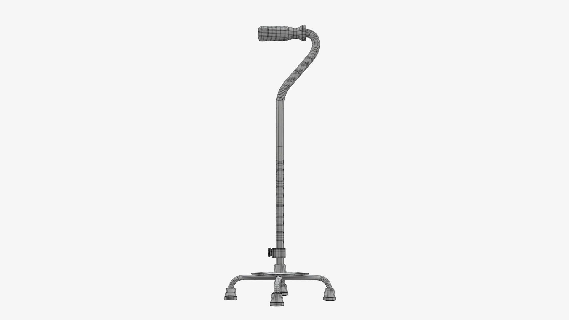 Quad cane large 3D model_8