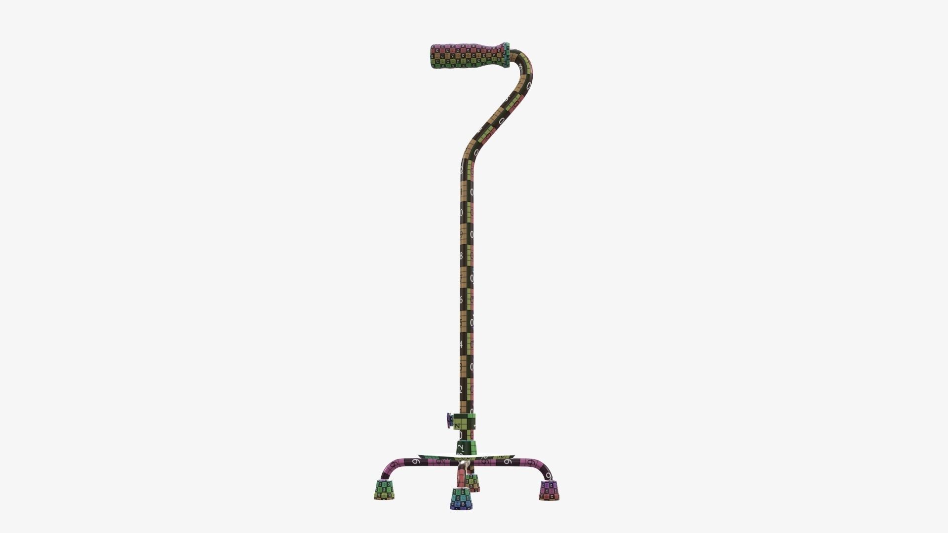 Quad cane large 3D model_14