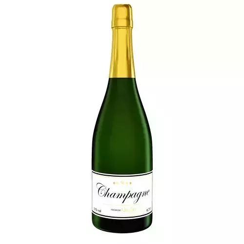 Champagne bottle Green 