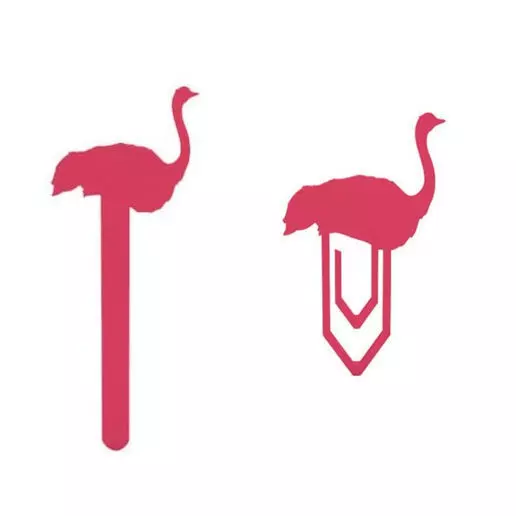 Paper clip and bookmark 3D print model_0