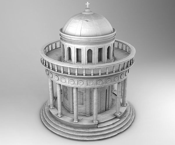 Greek rotunda 3D print model