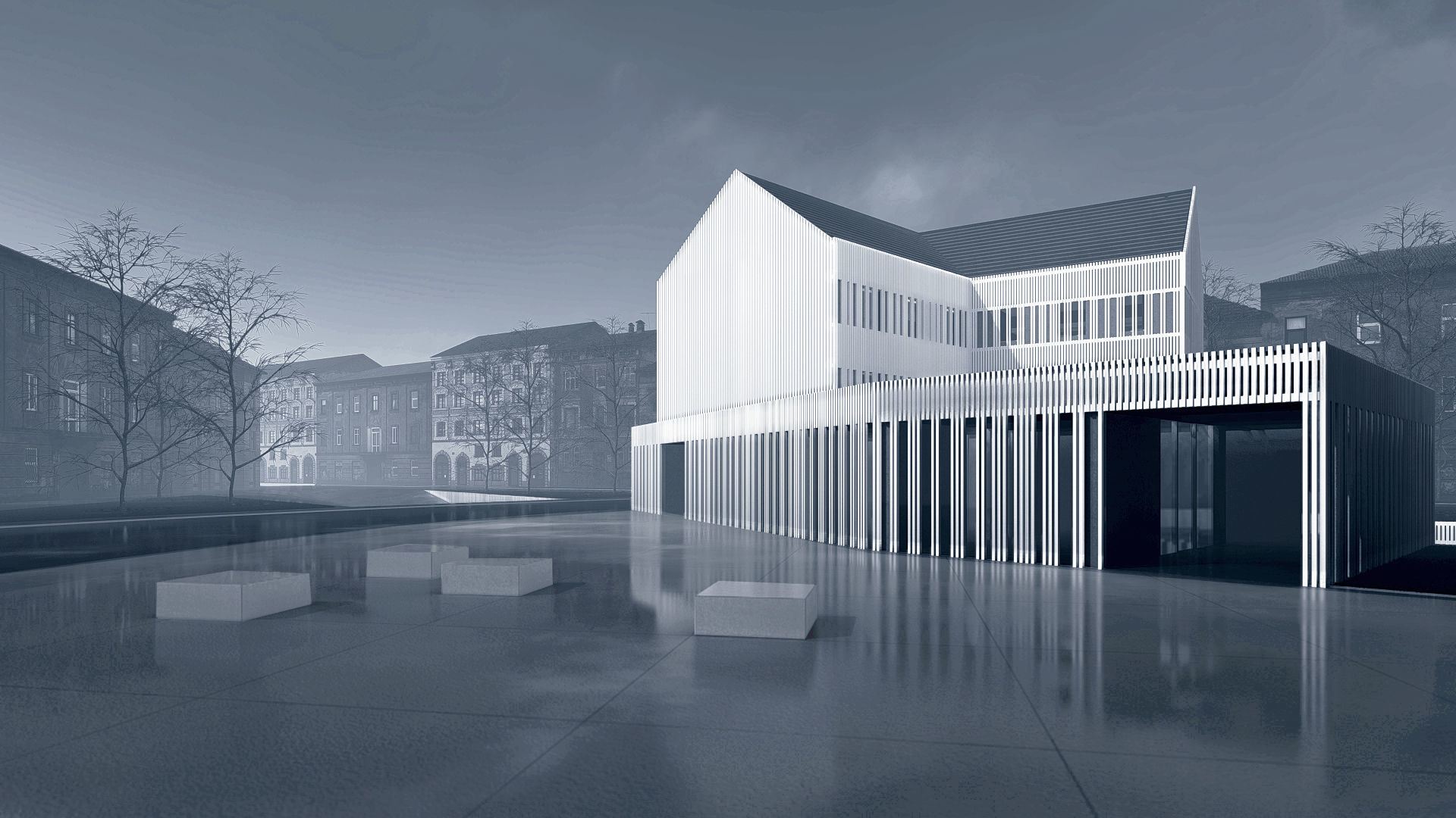 Youth and Culture Center 3D model_2