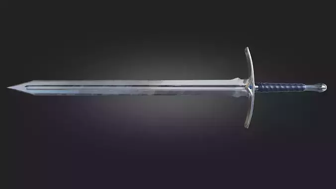 Sword Medieval Game Ready PBR