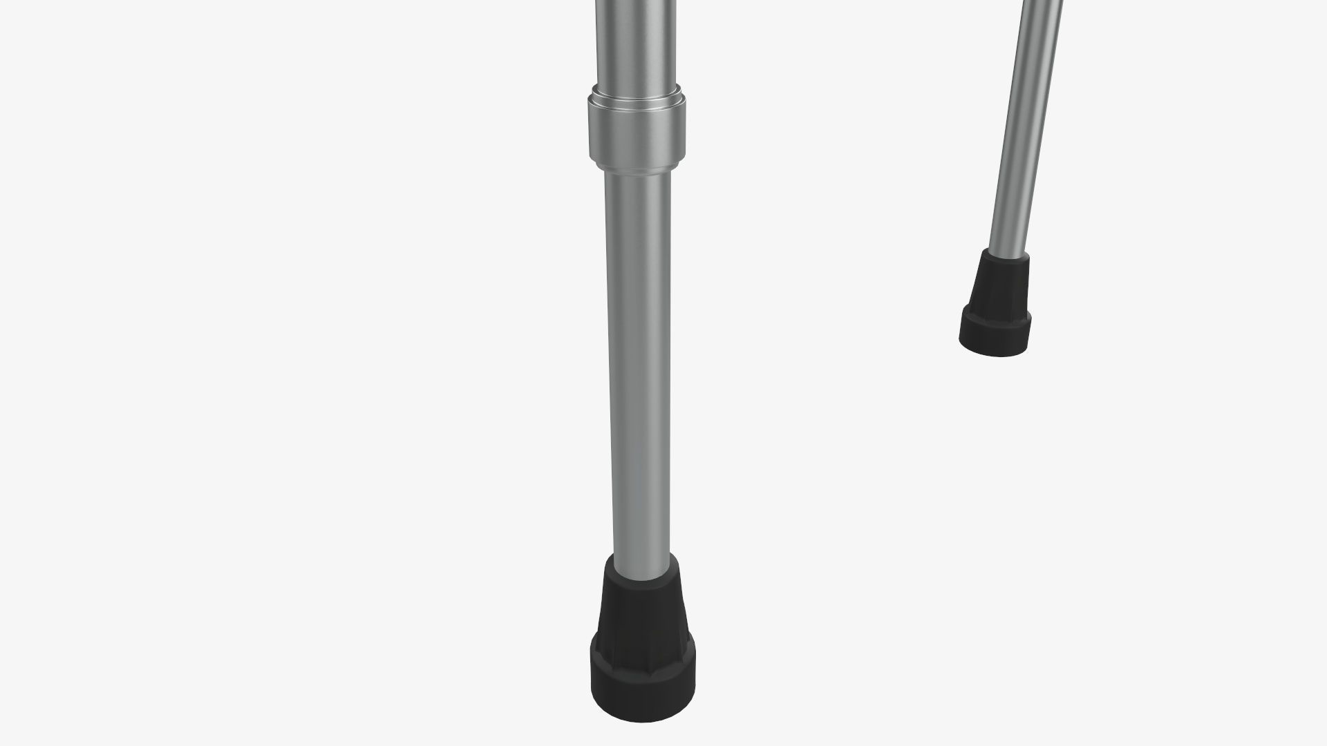 Forearm lightweight walking crutches 3D model_4