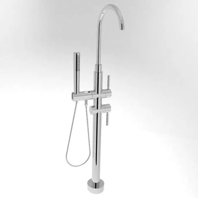  bathtub faucet 3D model_0