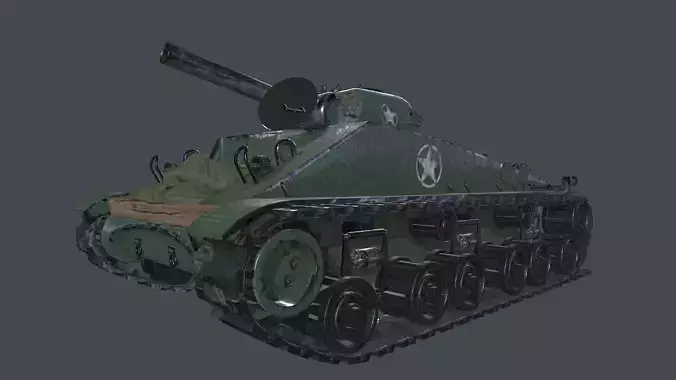 WWII Sherman Tank