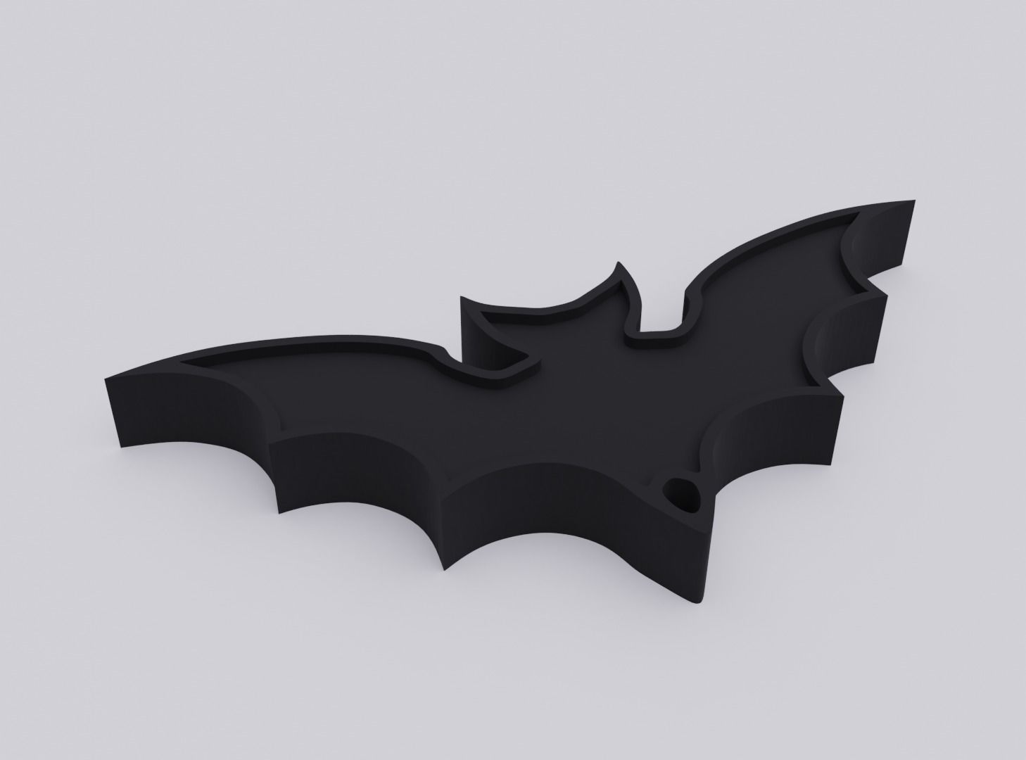 The Bat pendant 3D print model_6