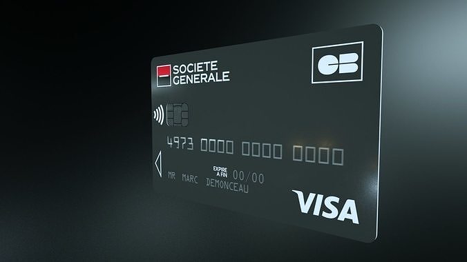 Carte de credit  3D model