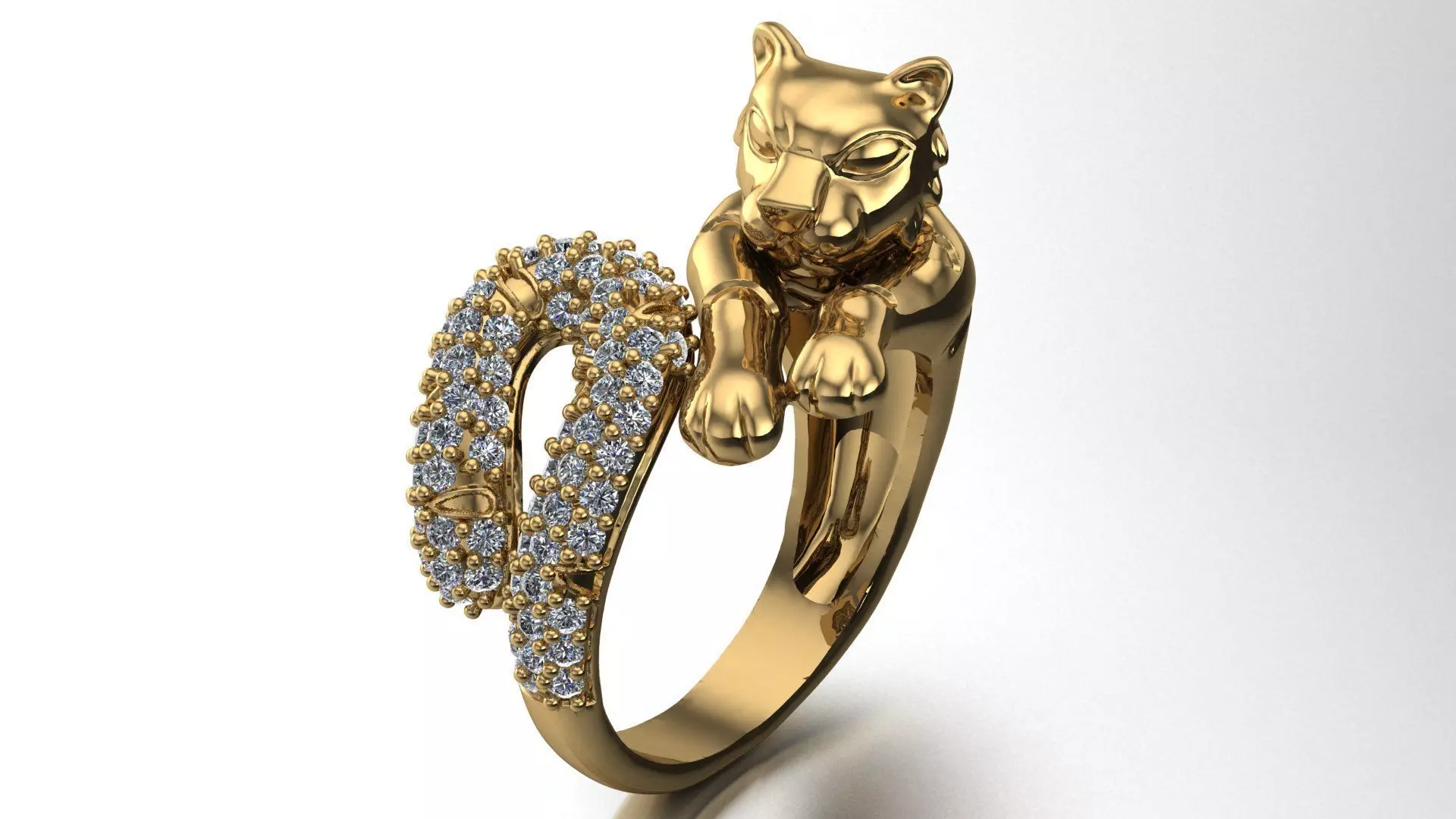 tiger ring 3D print model