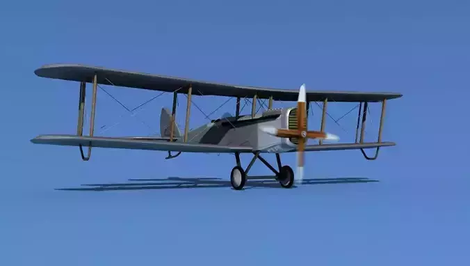 Airco DH-4 Air Mail Unmarked 3D model