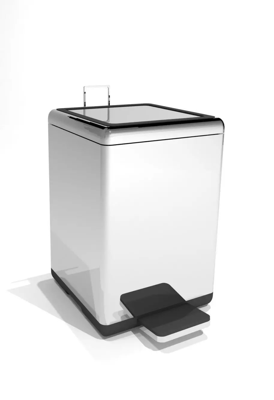  trash can 3D model_0