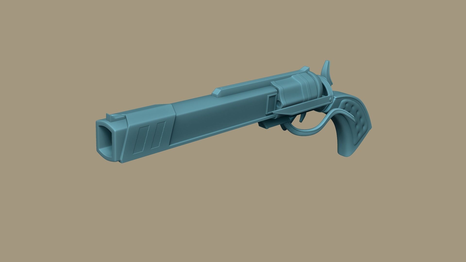 20 Sci-Fi Guns - Weaponry - Rifles Sniper Assault Submachine 3D Model Collection_53