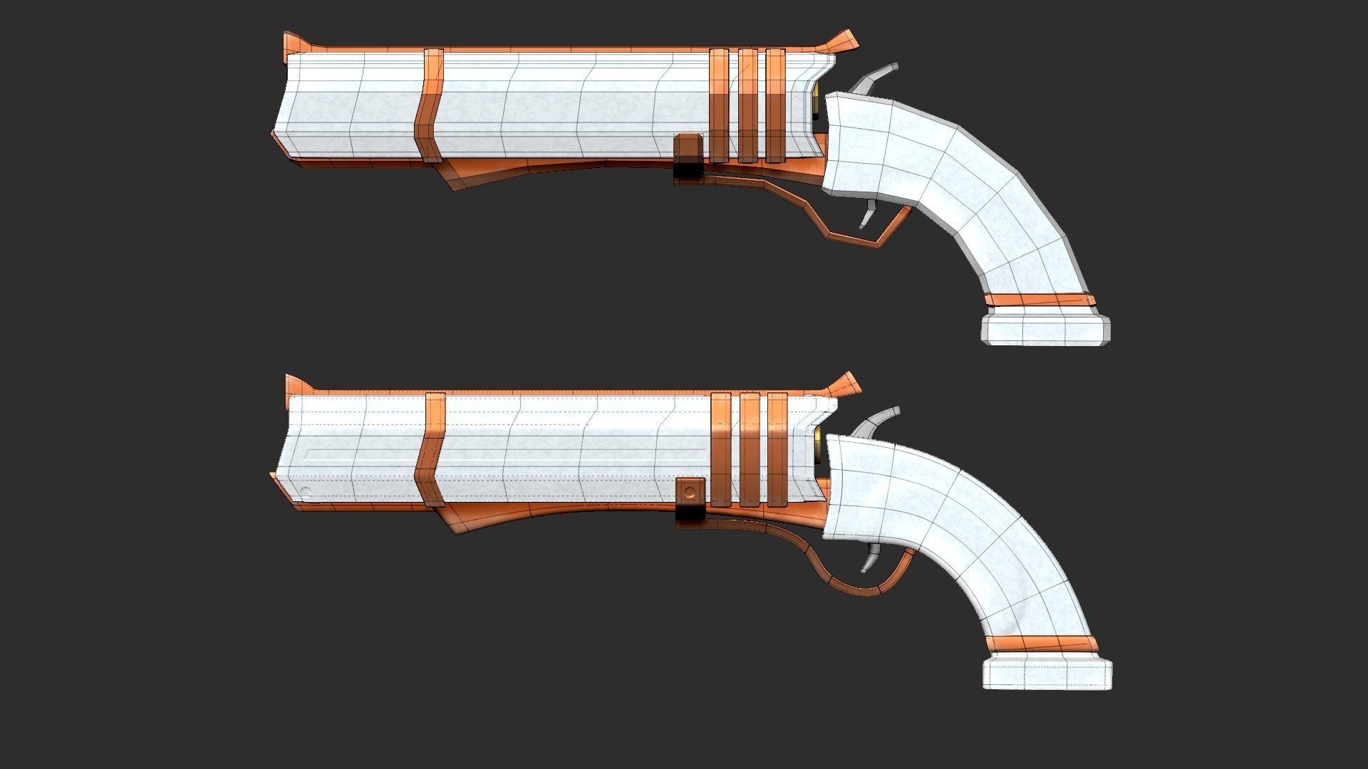 20 Sci-Fi Guns - Weaponry - Rifles Sniper Assault Submachine 3D Model Collection_116