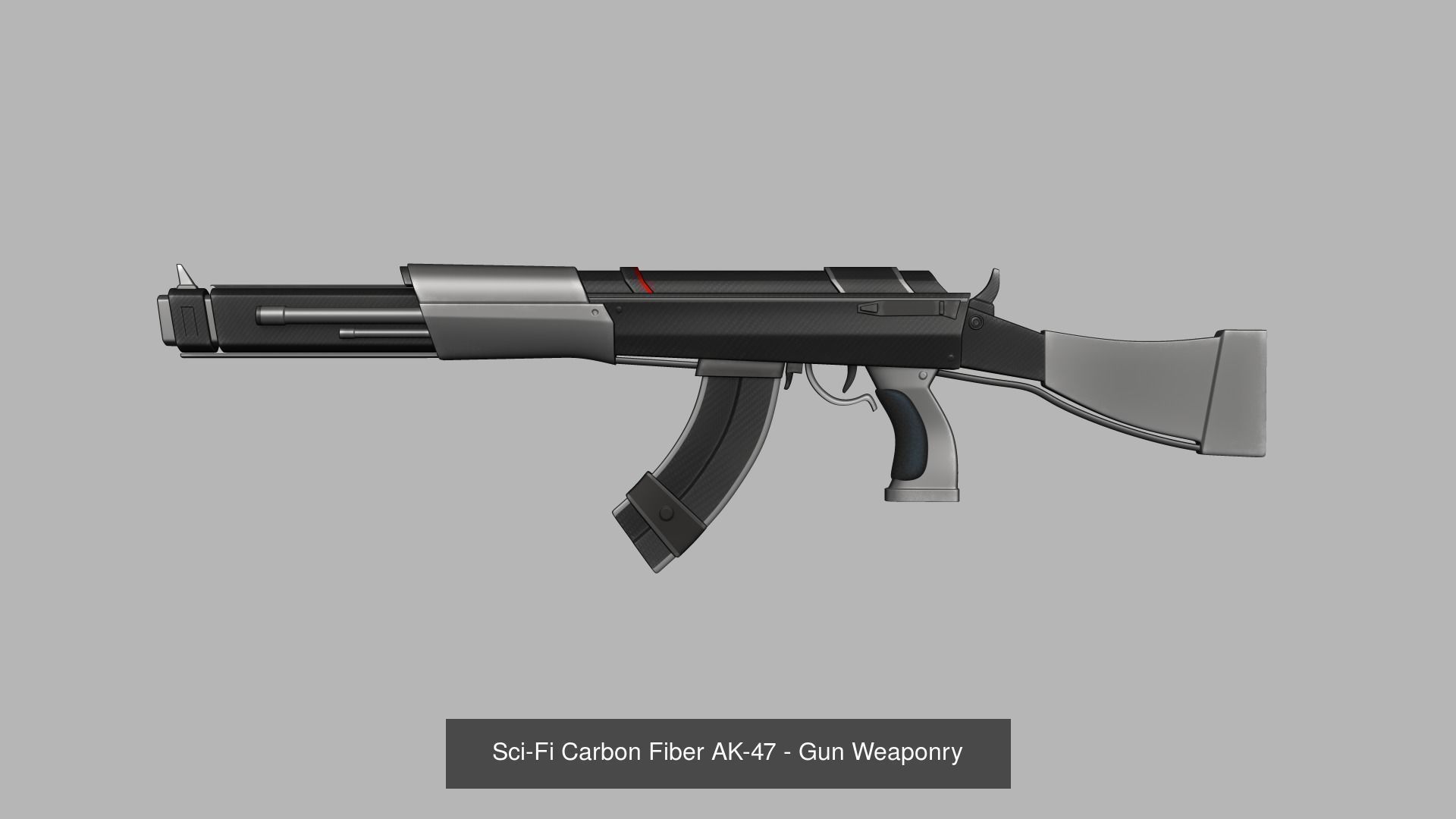 20 Sci-Fi Guns - Weaponry - Rifles Sniper Assault Submachine 3D Model Collection_16