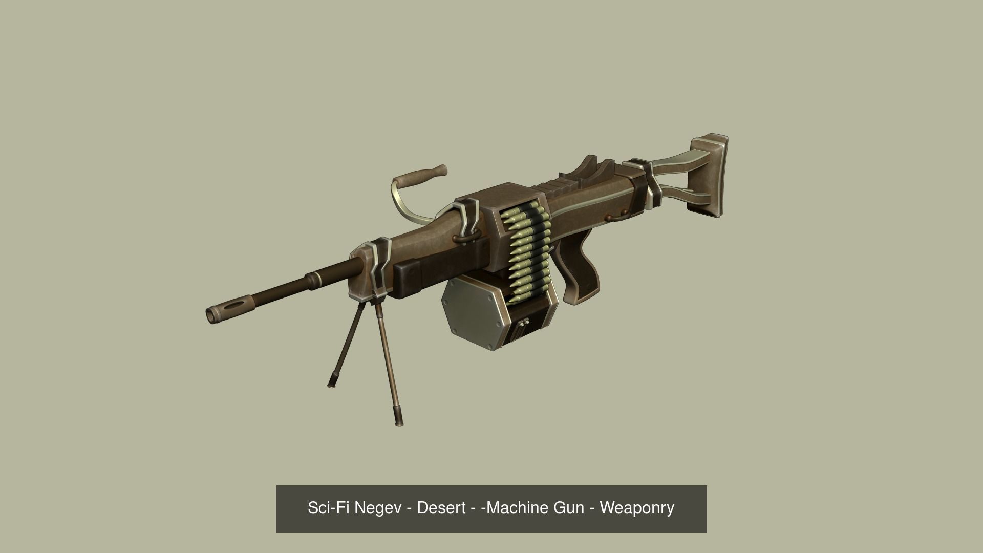 20 Sci-Fi Guns - Weaponry - Rifles Sniper Assault Submachine 3D Model Collection_12