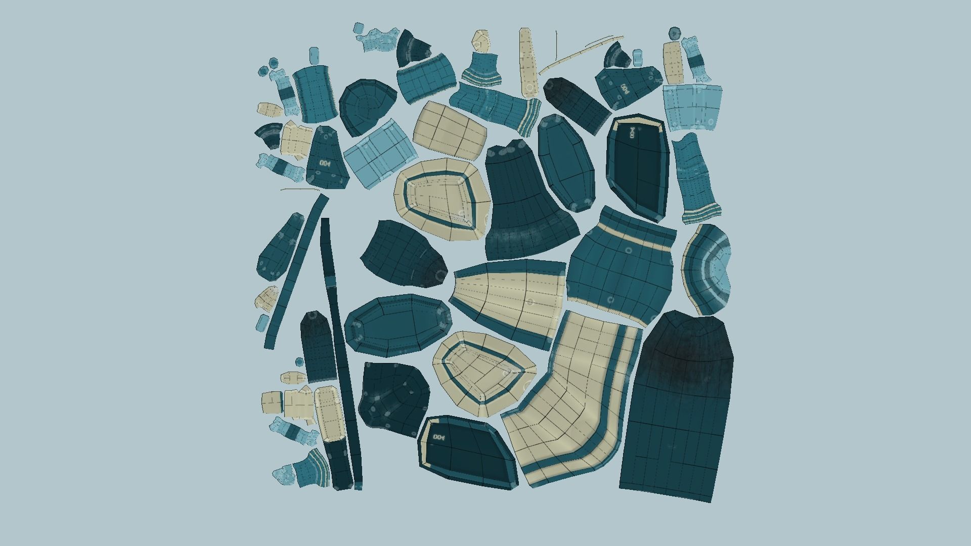 20 Sci-Fi Guns - Weaponry - Rifles Sniper Assault Submachine 3D Model Collection_13