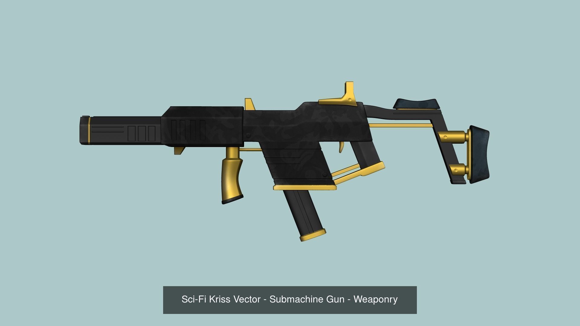 20 Sci-Fi Guns - Weaponry - Rifles Sniper Assault Submachine 3D Model Collection_34
