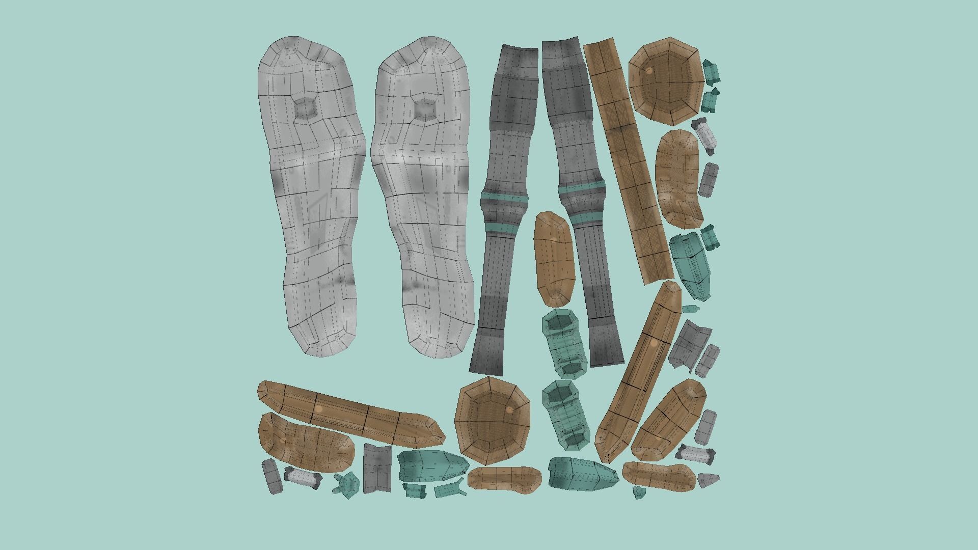 20 Sci-Fi Guns - Weaponry - Rifles Sniper Assault Submachine 3D Model Collection_1