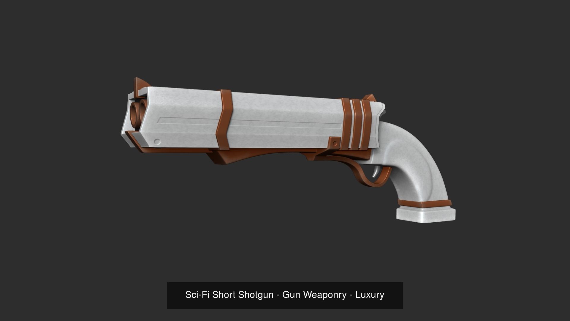 20 Sci-Fi Guns - Weaponry - Rifles Sniper Assault Submachine 3D Model Collection_38