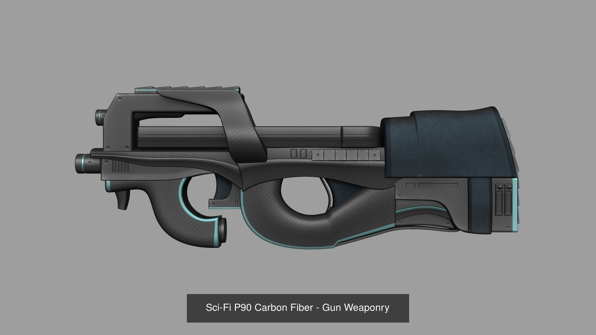 20 Sci-Fi Guns - Weaponry - Rifles Sniper Assault Submachine 3D Model Collection_18