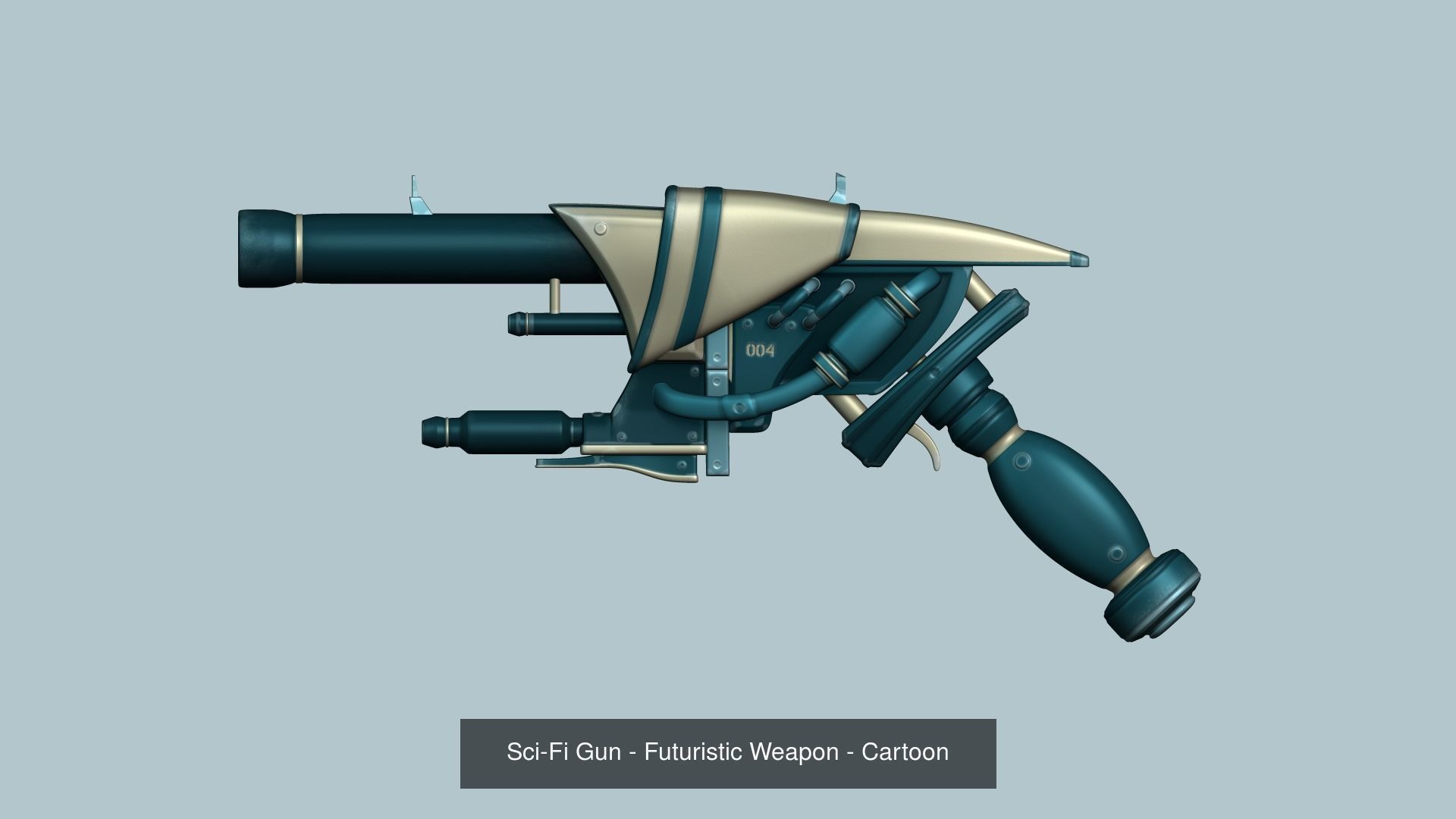 20 Sci-Fi Guns - Weaponry - Rifles Sniper Assault Submachine 3D Model Collection_4