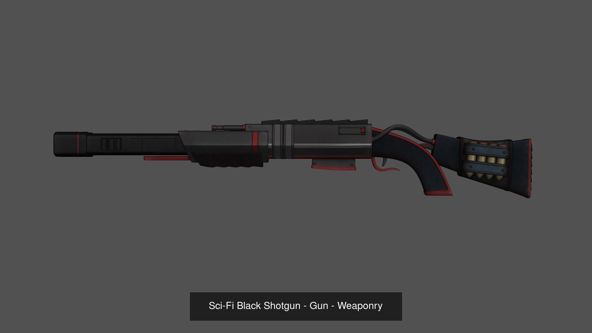 20 Sci-Fi Guns - Weaponry - Rifles Sniper Assault Submachine 3D Model Collection_10