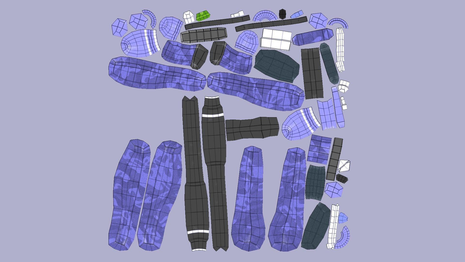 20 Sci-Fi Guns - Weaponry - Rifles Sniper Assault Submachine 3D Model Collection_82