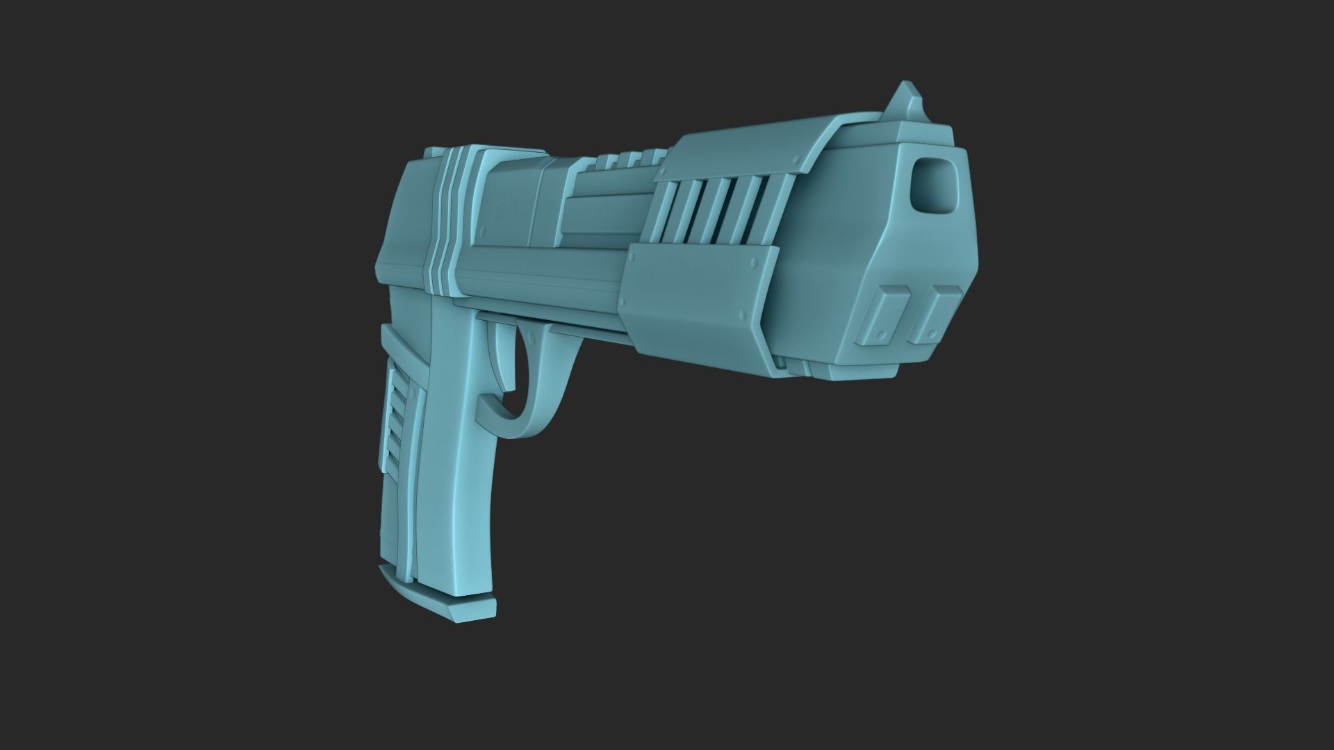 20 Sci-Fi Guns - Weaponry - Rifles Sniper Assault Submachine 3D Model Collection_75