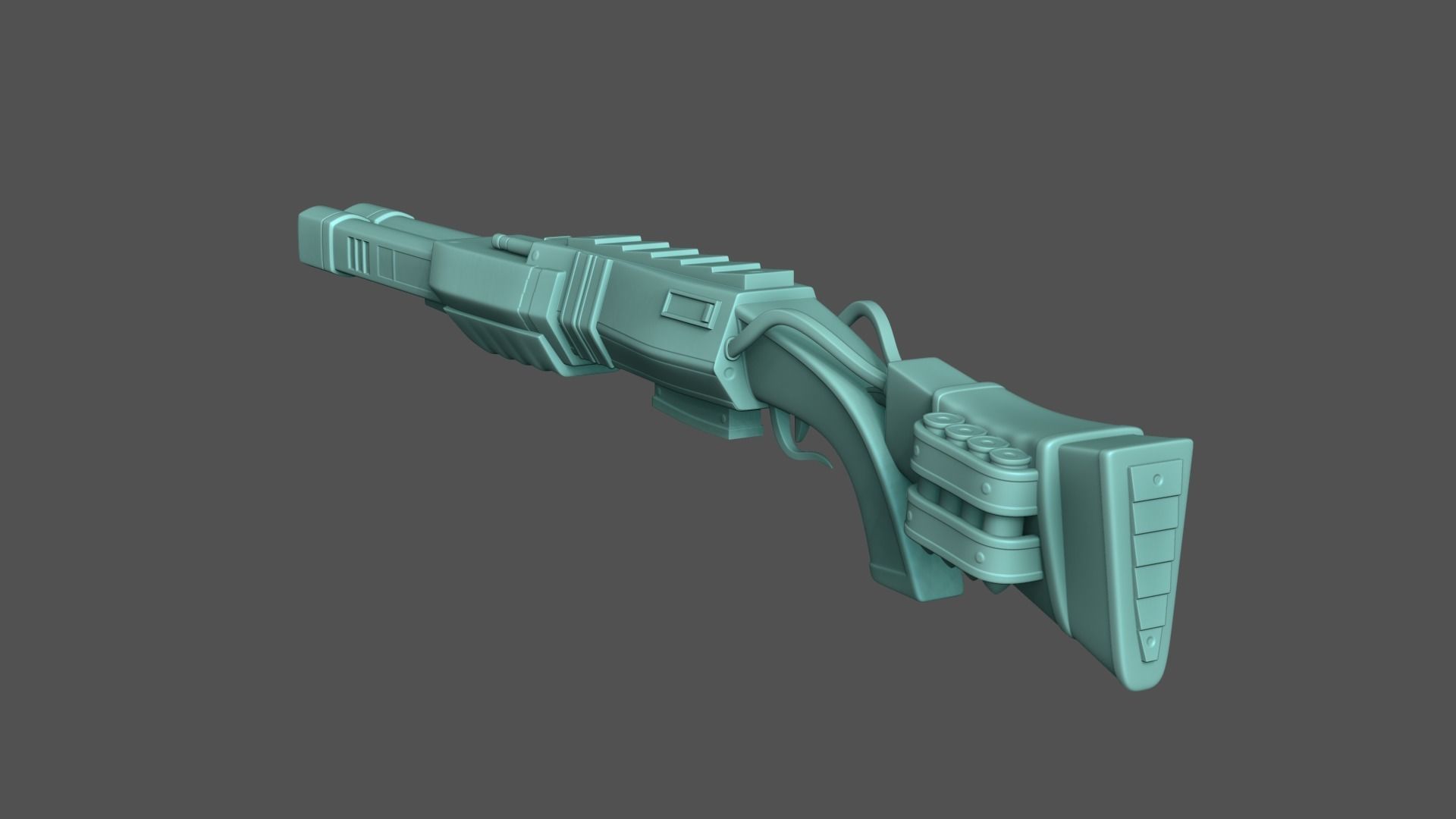 20 Sci-Fi Guns - Weaponry - Rifles Sniper Assault Submachine 3D Model Collection_43