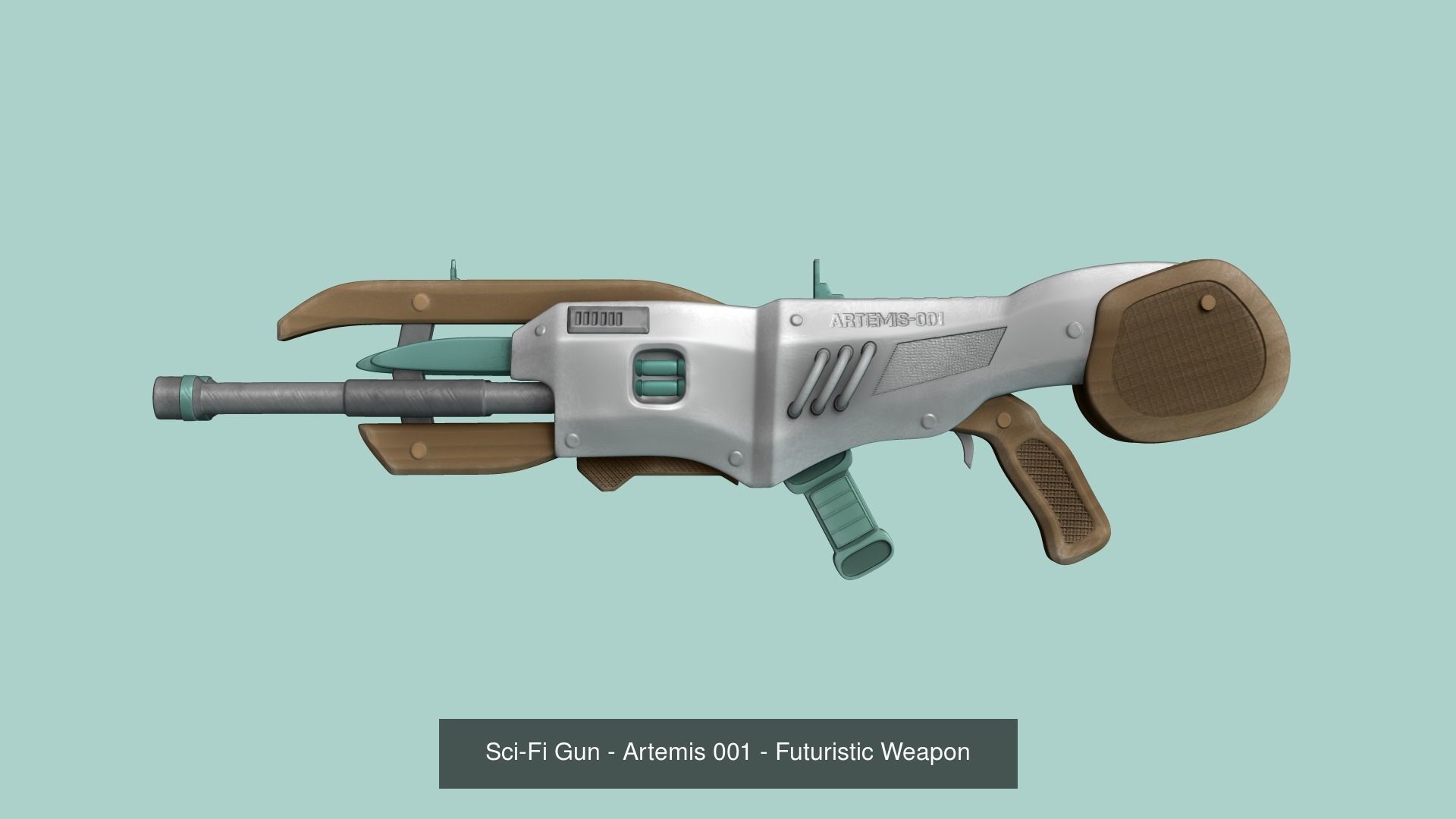 20 Sci-Fi Guns - Weaponry - Rifles Sniper Assault Submachine 3D Model Collection_2