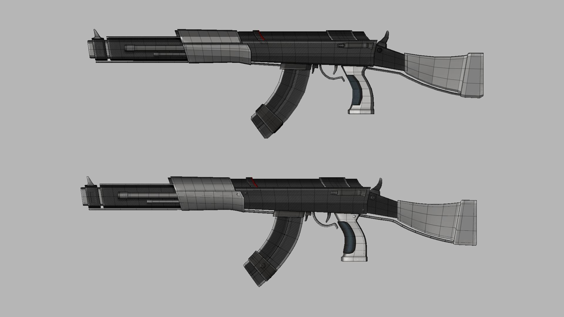 20 Sci-Fi Guns - Weaponry - Rifles Sniper Assault Submachine 3D Model Collection_60