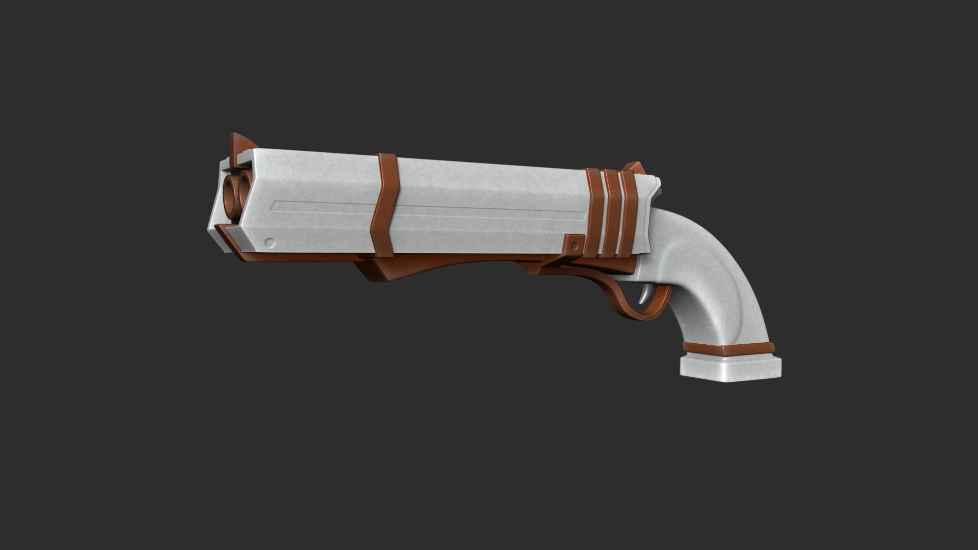 20 Sci-Fi Guns - Weaponry - Rifles Sniper Assault Submachine 3D Model Collection_113