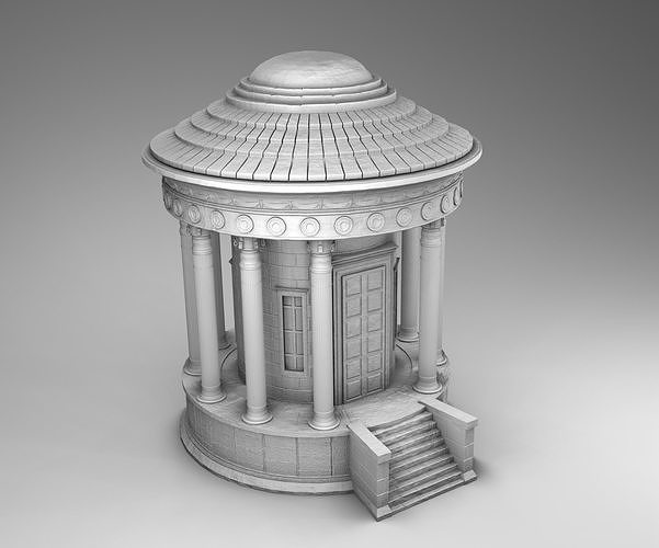 A little Greek tower 3D print model