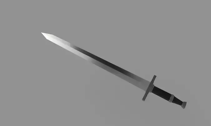Low-poly sword