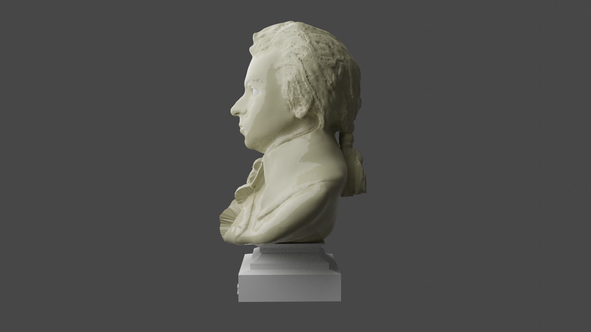 Wolfgang Amadeus Mozart 3D print model_1