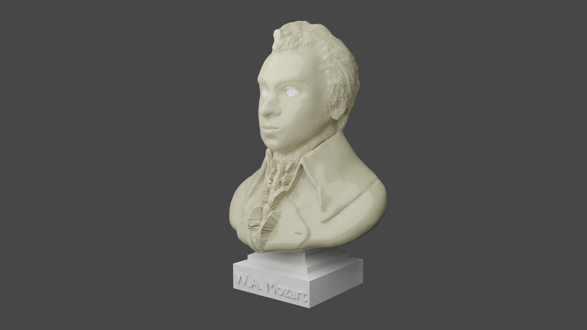 Wolfgang Amadeus Mozart 3D print model_2